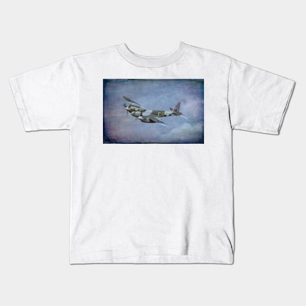 de Havilland Mosquito Kids T-Shirt by CGJohnson